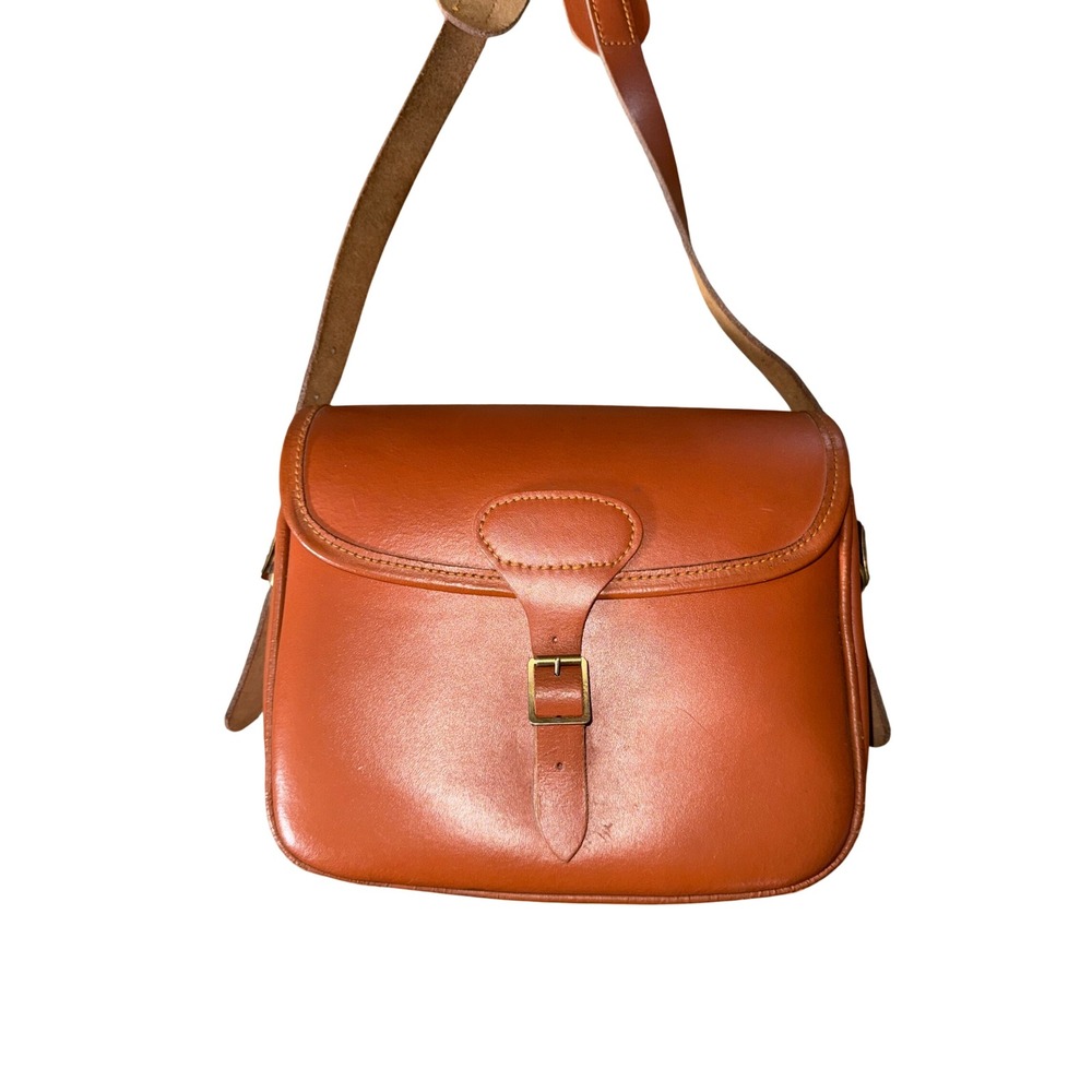 Pointer Saddle Bag Womens Medium Tan Leather Good… - image 4